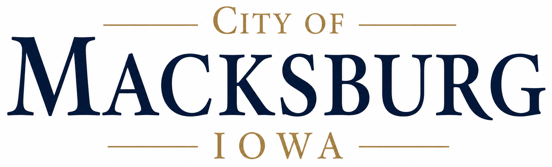 Logo for Macksburg Iowa
